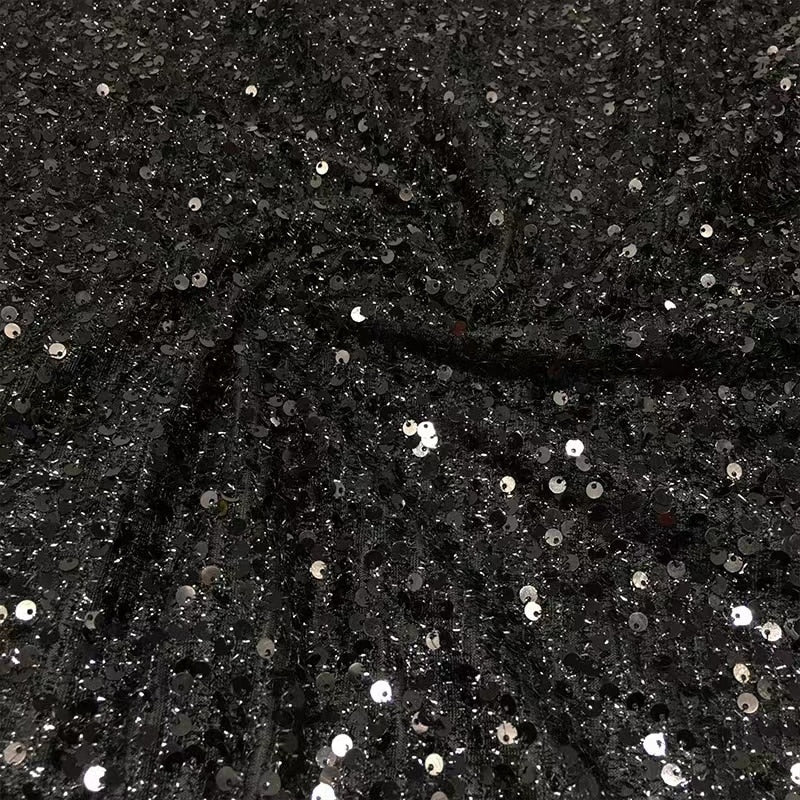 Ruffle Short Sleeve Round Neck Beaded Slit Fishtail Maxi Dress